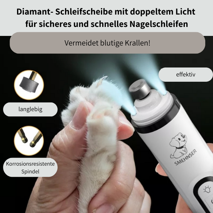 EASYTRIM - Lime à ongles électrique pour animaux