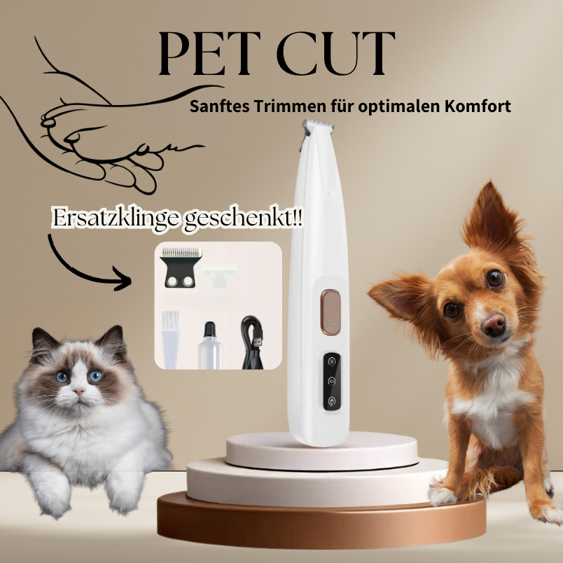 PET CUT - sanfter Pfotentrimmer für Hunde & Katzen